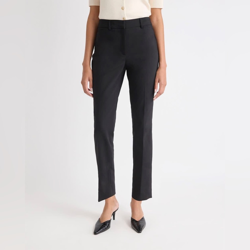🌸RW&CO. Classic Black Slim Leg Curvy Akle Pants